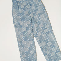 Chinese Jacquard Denim Pants