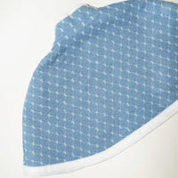 Argyle Checkered Denim Cape