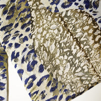 Leopard Jacquard Patch Jacket