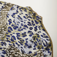 Leopard Jacquard Patch Jacket
