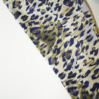 Leopard Jacquard Patch Pants