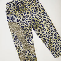 Leopard Jacquard Patch Pants