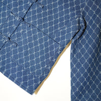 Argyle Checkered Denim Jacket