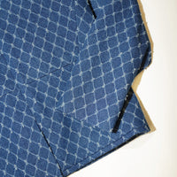 Argyle Checkered Denim Jacket