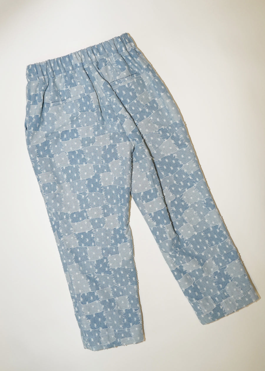 Chinese Jacquard Denim Pants