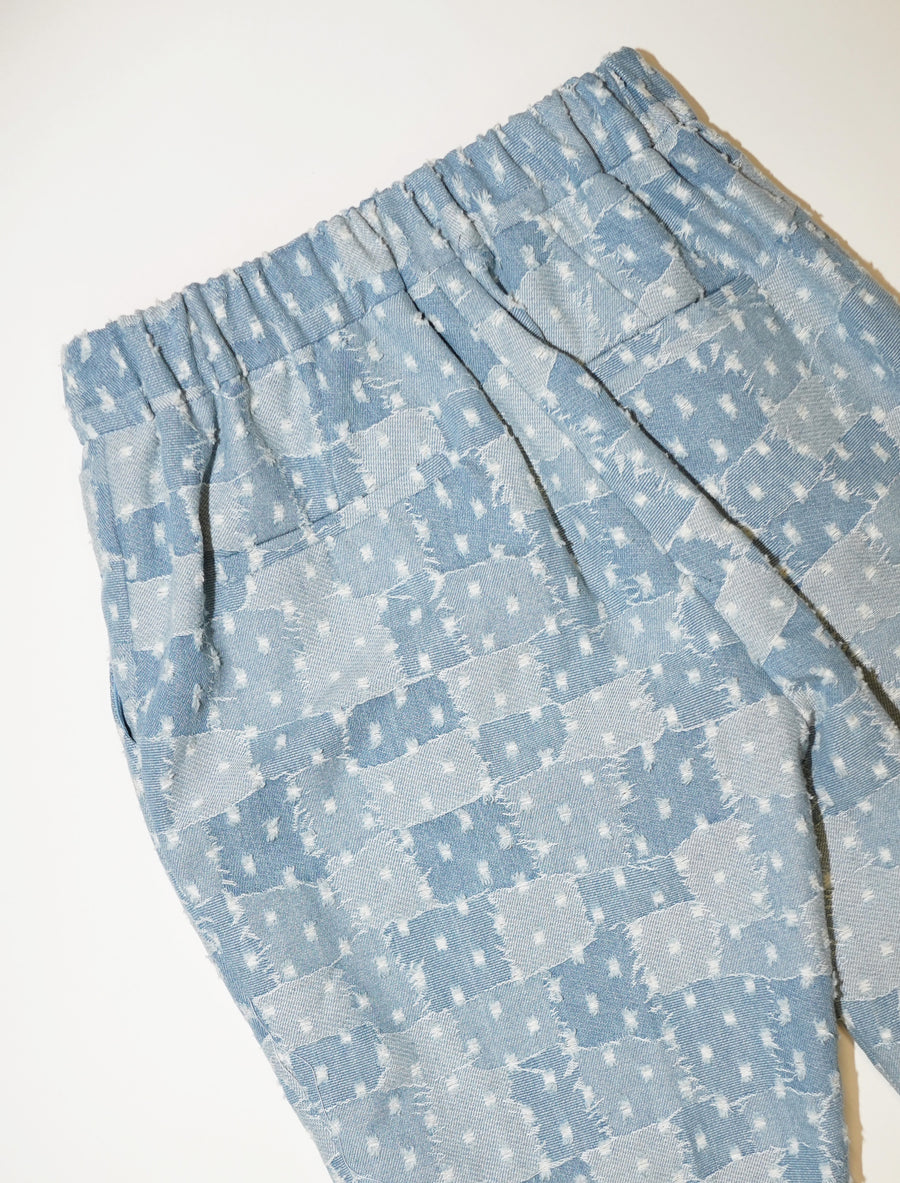 Chinese Jacquard Denim Pants